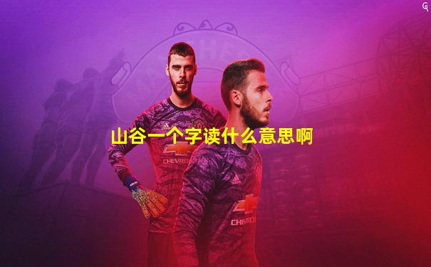 山谷一个字读什么意思啊