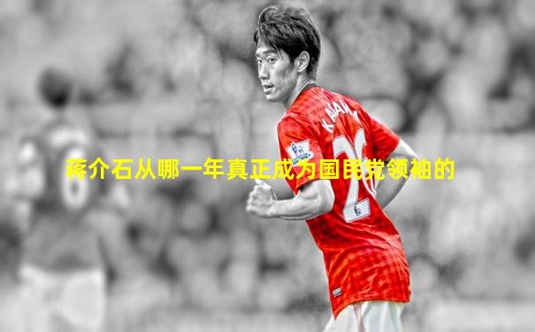 蒋介石从哪一年真正成为国民党领袖的