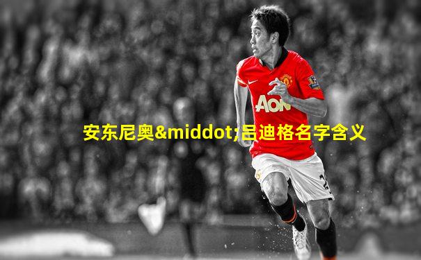 安东尼奥·吕迪格名字含义