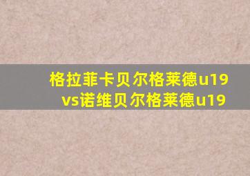 格拉菲卡贝尔格莱德u19vs诺维贝尔格莱德u19
